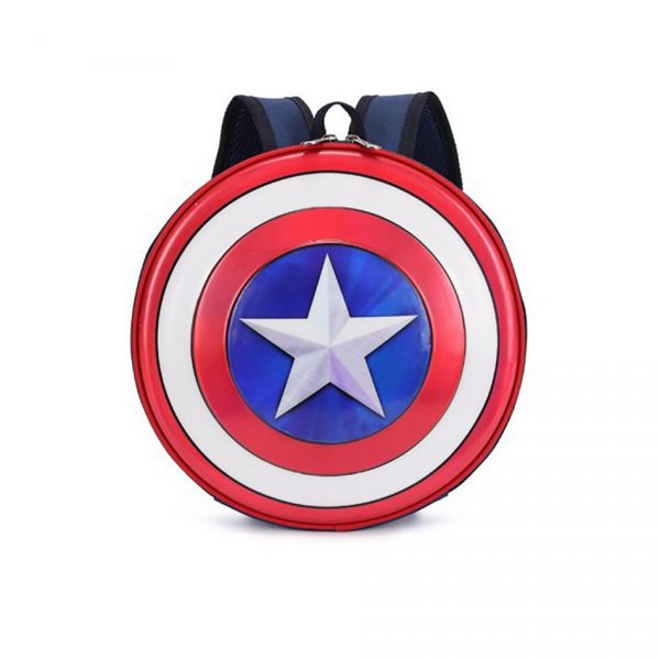 Mini sac à dos Captain America pour enfant - Bleu - Capitaine Amérique Le bouclier de Captain America