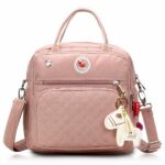 Sac à couches en toile pour maman - Rose - Couche Sac à langer