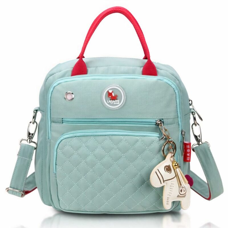 Sac à couches en toile pour maman - Vert - Couche Sac à langer