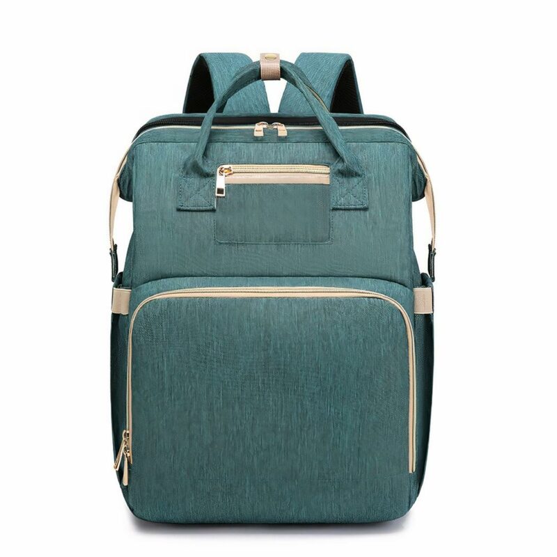 Sac à dos avec lit pliable pour bébé - Vert - Couche Sac