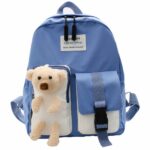 Sac à dos ours mignon pour enfant - Bleu - Sac à dos Sac
