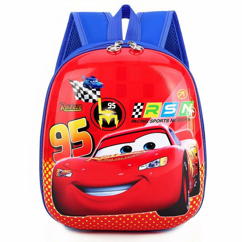 Sac à dos Flash McQueen pour garçon - Rouge - Auto Disney