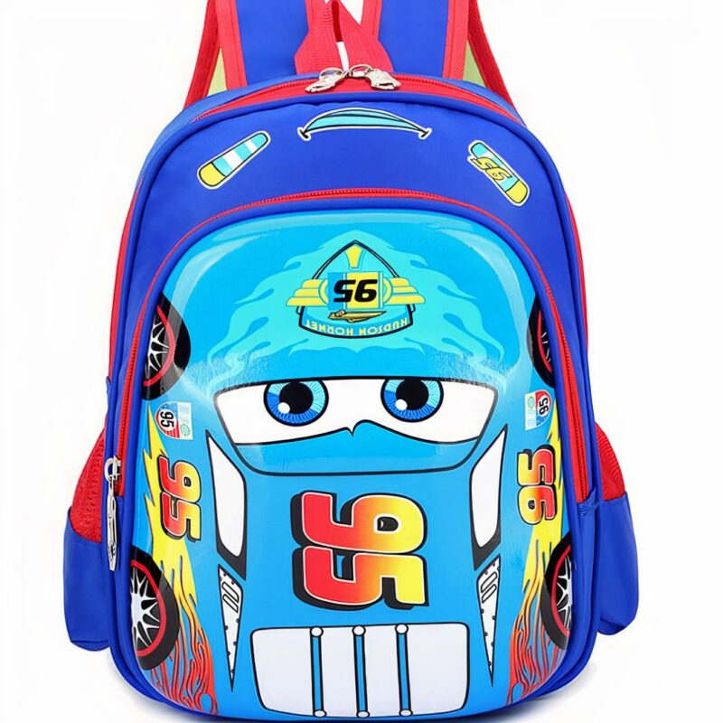 Sac à dos Cars pour garçons - Bleu - Sac à dos Lightning McQueen