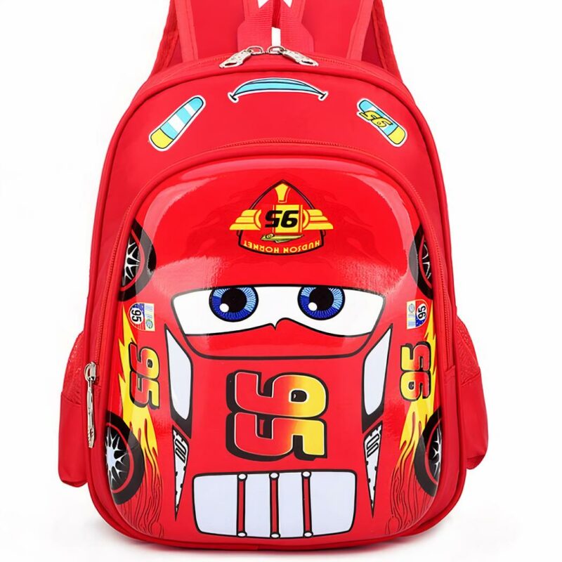 Sac à dos Cars pour garçons - Rouge - Lightning McQueen Sac à dos scolaire