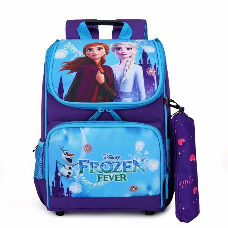 Sac à dos Disney de grande capacité pour enfants - Bleu ciel - Sac Sac à dos scolaire