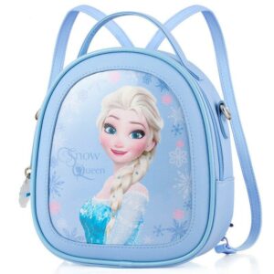 Petit sac à dos Reine des neiges pour filles - Bleu - Sac à main Elsa