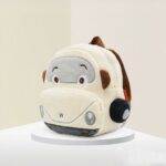 Sac à dos peluche camion pompier - Blanc - Sac à dos T-shirt