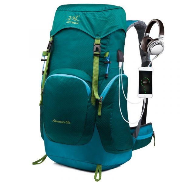 Sac à dos de randonnée couleur unie - Vert - Sac sac à dos / M