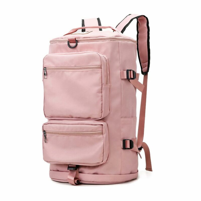 Sac à dos de voyage convertible - Rose - Sac à dos Sac à main