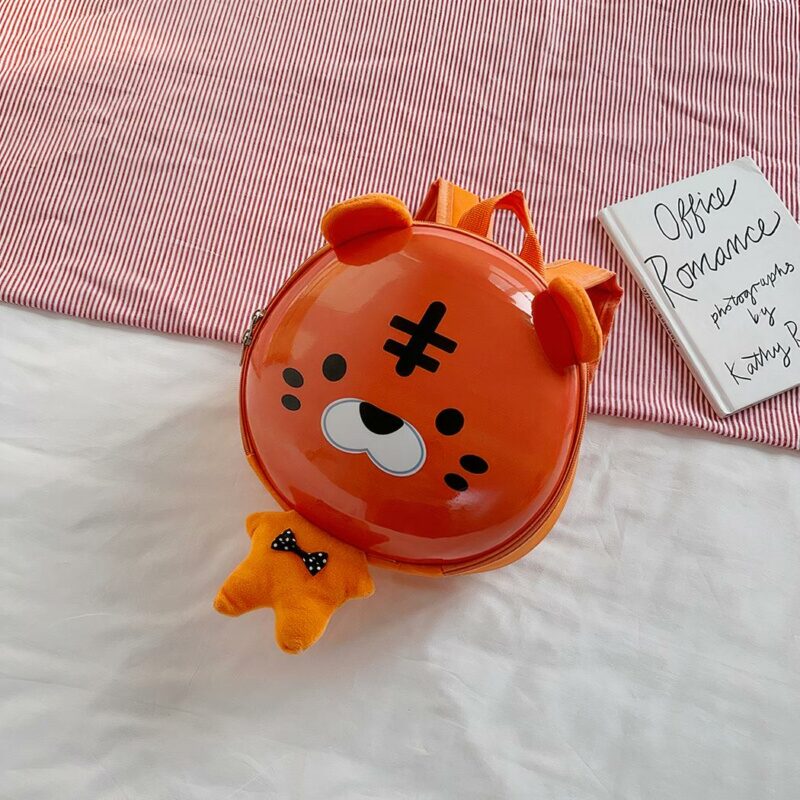 Mini sac à dos dessin animé 3D pour enfant - Orange - Sac à dos scolaire Sac à dos