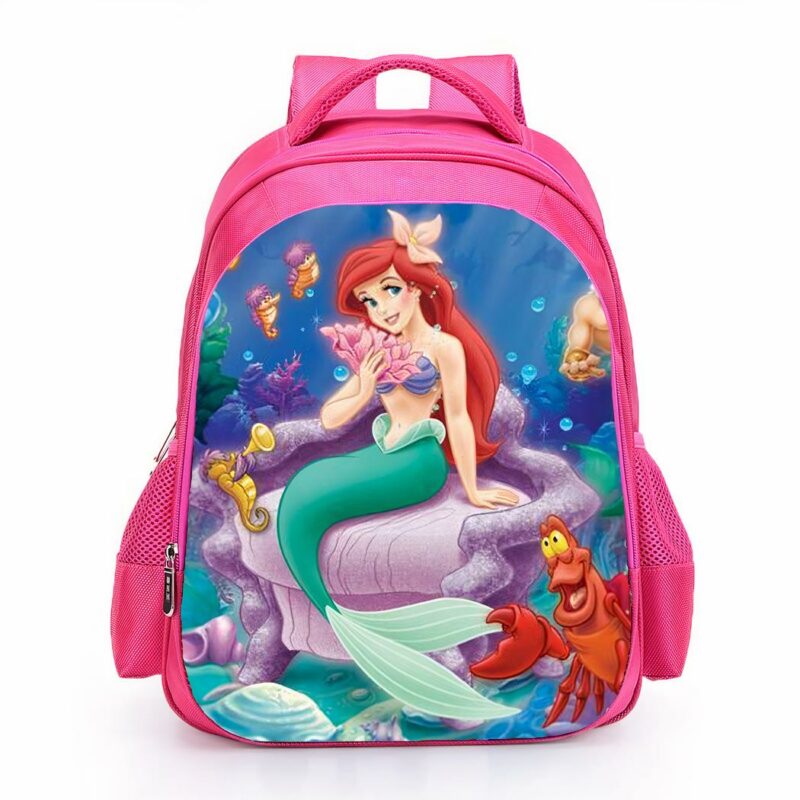 Sac à dos la petite sirène pour fille - Bleu ciel - La petite Sirène Ariel