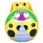 Sac à dos coccinelle pour enfant - Jaune - Sac à dos scolaire Sac à dos