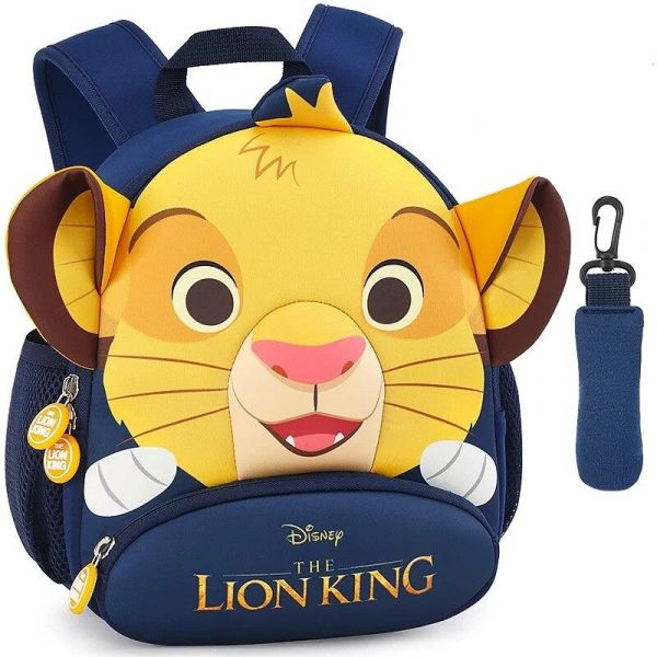 Sac À Dos Roi Lion Pour Enfant - Bleu - Puissance Roi Lion Simba