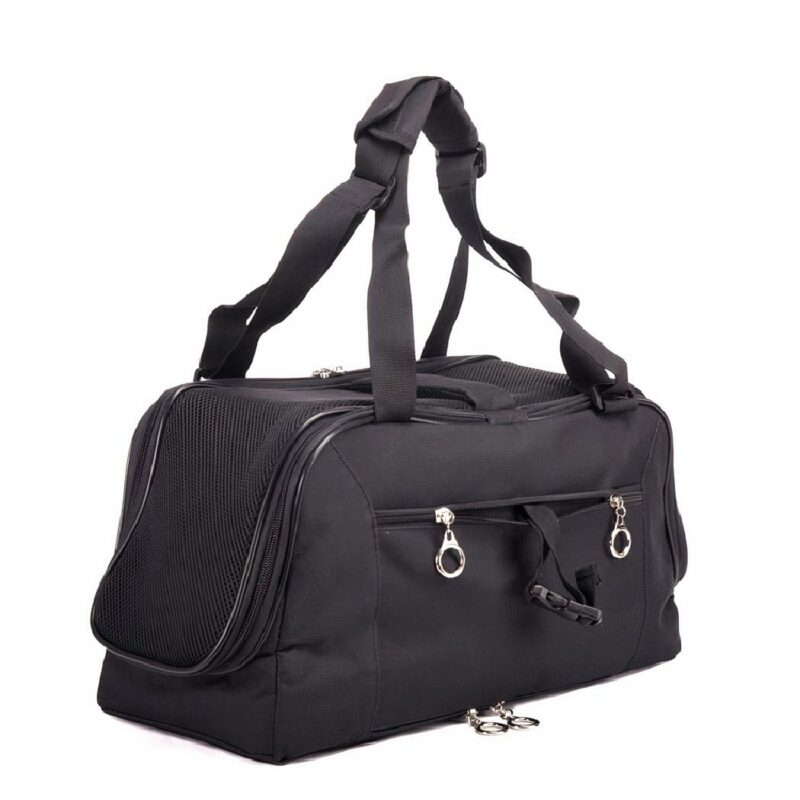 Sac moderne de voyage pour animaux de compagnie - Noir, M - Chien Sac