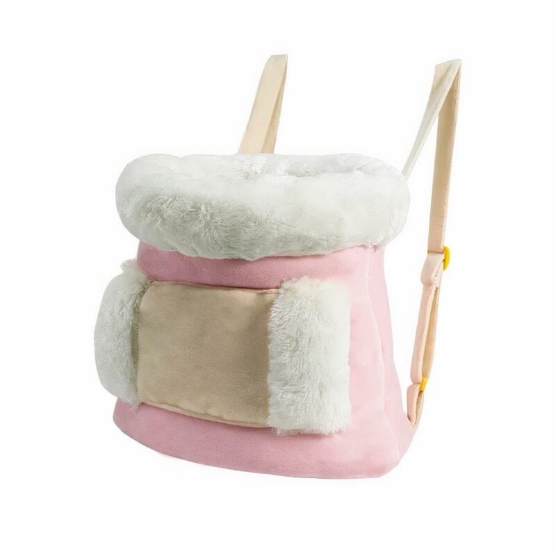 Sac à dos doux et chaud pour chat - Rose - Chat Chien