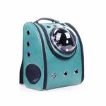 Sac à bulle de voyage vintage pour animaux de compagnie - Bleu - Chat Chien