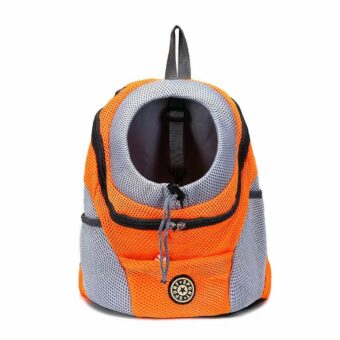 Sac à dos de transport pour petits chats et chiens - Orange, S - Chien Chat
