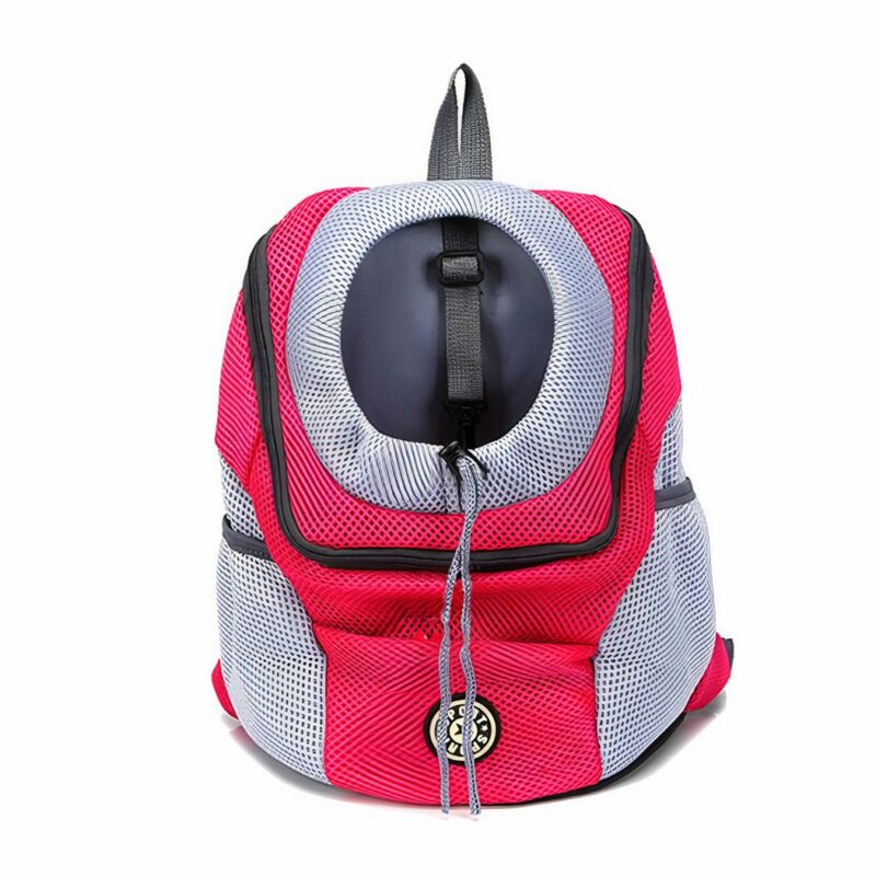 Sac à dos de transport pour petits chats et chiens - Rose, S - Chien Sac à dos