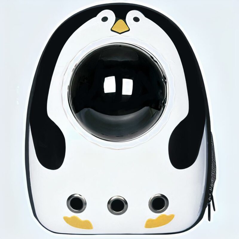 Sac design pour le transport de petits animaux - Blanc - Chat Chien