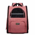 Sac à dos respirant pour animaux de compagnie - Rose - Chat Chien