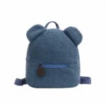 Sac à dos d'école en molleton pour enfant - Bleu - Sac à dos Sac à dos scolaire
