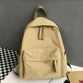 Sac à dos anti-vol en toile - Jaune - Sac à dos scolaire Sac à dos