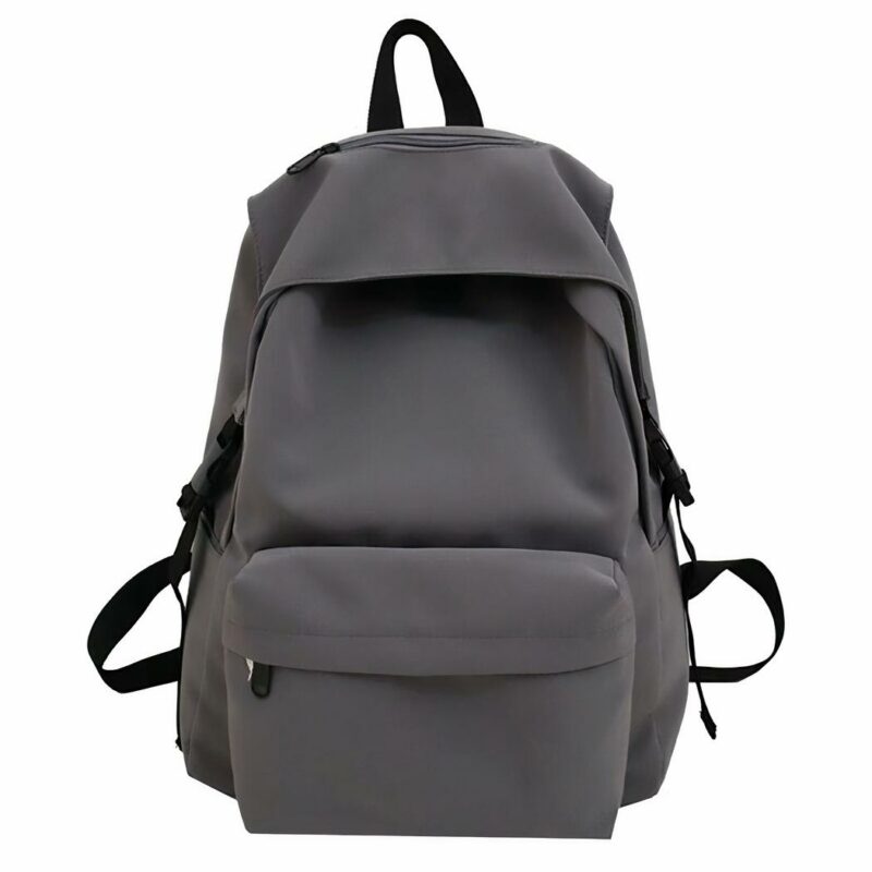 Sac à dos style décontracté en nylon - Gris - Sac à dos Sac à dos scolaire
