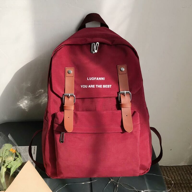 Sac à dos nouvelle tendance adolescente - Rouge - Sac à dos Sac à dos scolaire