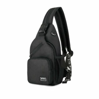Petit sac de poitrine pour femme - Noir - Sac Sac bandoulière