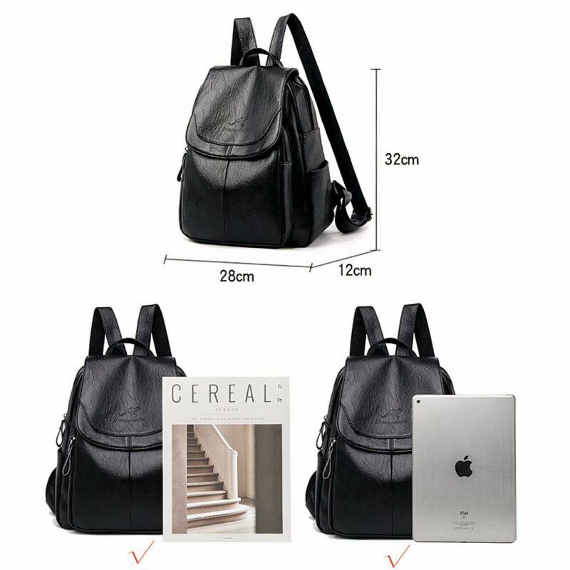 Sac à dos en cuir pour femmes Sac à dos