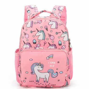 Sac à dos fille motif licorne - Rose - Sac à dos scolaire Sac à dos