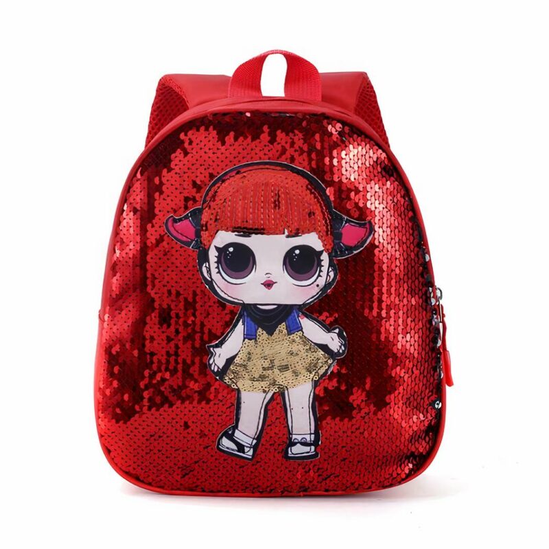 Sac à dos enfant motif LOL Suprise - Rouge - Sac à dos pour enfants Sac à dos