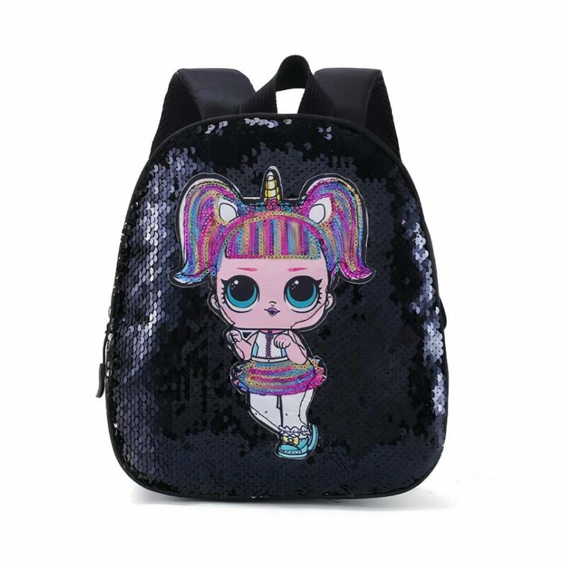 Sac à dos enfant motif LOL Suprise - Noir - Sac à dos L.O.L. Surprise!