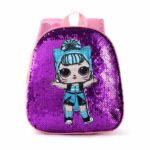 Sac à dos enfant motif LOL Suprise - Violet - Sac à dos Sac à dos scolaire