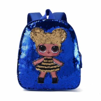 Sac à dos enfant motif LOL Suprise - Bleu - Poupée Sac à dos