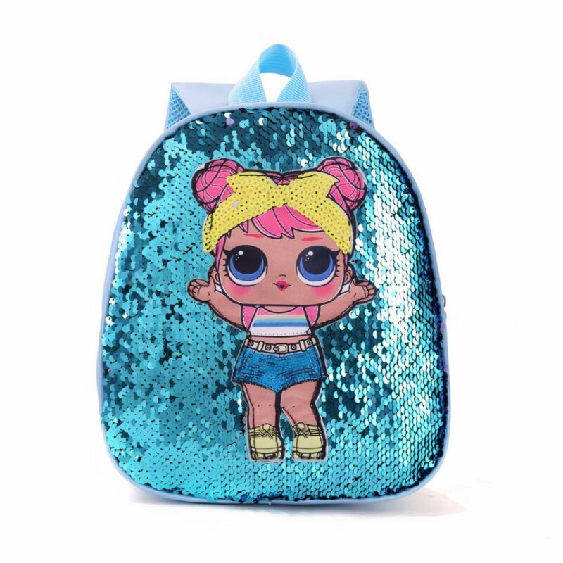 Sac à dos enfant motif LOL Suprise - Bleu ciel - Sac à dos pour enfants Sac à dos scolaire