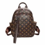Sac à dos femme style classique en cuir PU - Marron - Sac à main Cuir