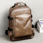Sac à dos de voyage rétro - Marron - Sac à dos Cuir