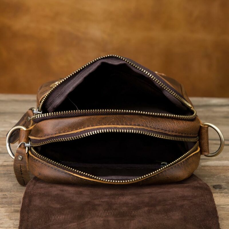 Cuir sac de messager