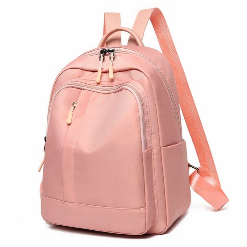 Sac à dos adolescente en oxford - Rose - Sac à main Sac à dos