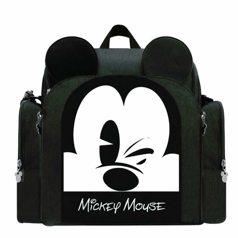 Sac à couches Mickey pour bébé - Noir - Couche Sac à langer