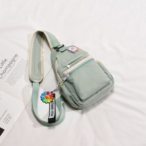 Petit sac à dos femme en nylon - Vert - La conception des produits Accessoire de mode