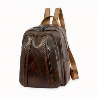 Le sac à dos femme idéal pour les amoureuses du style vintage. Laissez-vous séduire par ce sac à dos en cuir PU qui vous apportera élégance et charme. Un joli sac qui pourra vous accompagner chaque jour pour vos différents déplacements. Vous paraîtrez chic et stylée avec ce sac à dos à la mode.