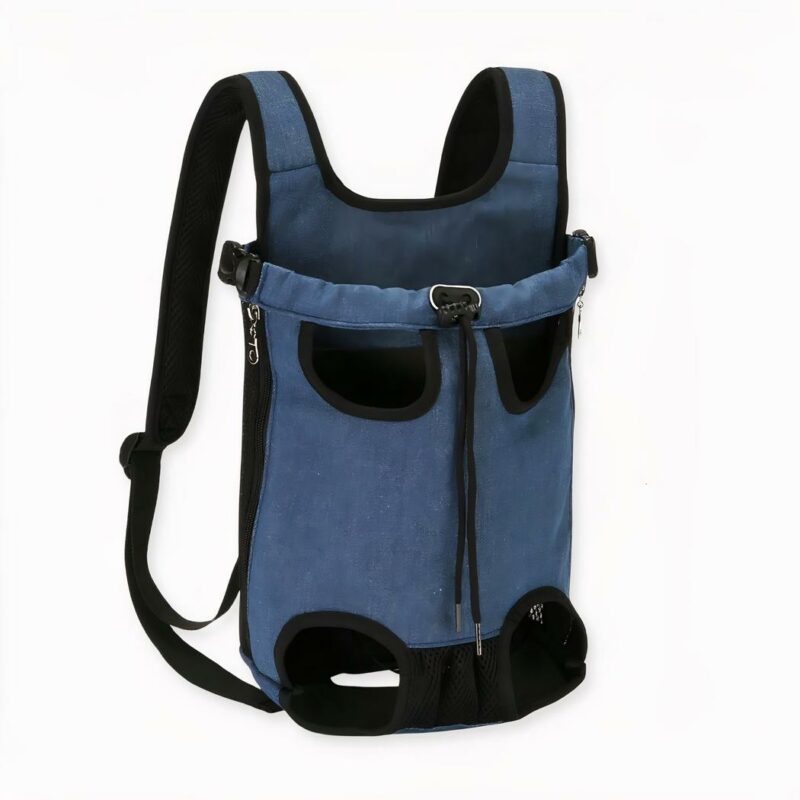 Ce sac de transport pour animaux de compagnie est ultra facile à utiliser et pratique pour transporter votre petite boule de poil où vous le souhaitez ! Sur le dos ou contre votre torse, votre chien ou votre chat va adorer vous suivre partout !