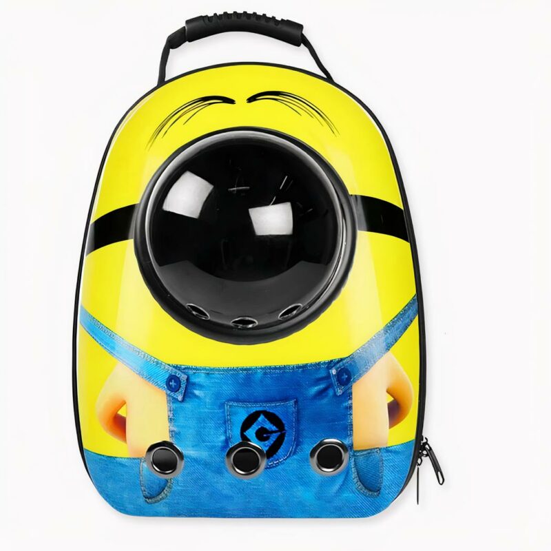 Un design surprenant et original ne fait jamais de mal  ! Notre sac design pour le transport de petits animaux est disponible en différentes couleurs (Minions et Pokémon compris !). Vous allez adorer transporter votre compagnon comme un Pokémon capturé lors d'un combat !