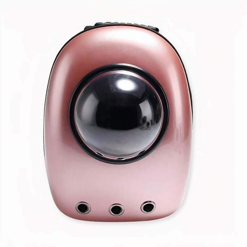 IMG_Sac_ý _dos_chat_respirant_transparent_1F Envie de faire une petite promenade avec votre chat ? Ce joli sac à dos chat respirant et transparent sera parfait pour vous accompagner. Respirant, il garantira confort et bien-être à votre animal de compagnie. Ce sac à dos de transport animaux possède en outre une petite fenêtre ronde transparente. Elle permettra à votre chat de bien profiter du paysage.