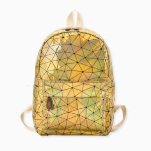Découvrez sac à dos étudiant aux motifs géométriques. Le sac à dos parfait pour ajouter de l'élégance et de l'originalité à votre look. Lumineux, ce cartable attirera les regards vers vous. Il est en outre compact, ce qui vous assurera un port plus confortable au quotidien. Ce sac à dos cool est disponible en divers coloris.