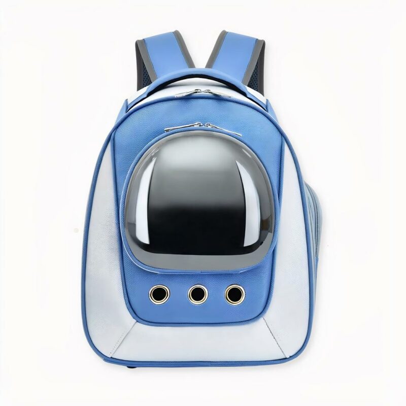 IMG_Sac_ý _dos_imperméable_pour_chat_petit_chien-_1F Une randonnée de prévu avec votre animal de compagnie ? Ce sac à dos imperméable pour chat et petit chien vous sera utile ! Imperméable, il résiste à toute épreuve. Mais c'est aussi un sac spacieux et confortable pour votre compagnon. Les trous de ventilation de ce sac pour animaux permettent une bonne circulation de l'air à l'intérieur. Tandis que sa grande fenêtre transparente lui assurera une excellente vision du monde extérieur.
