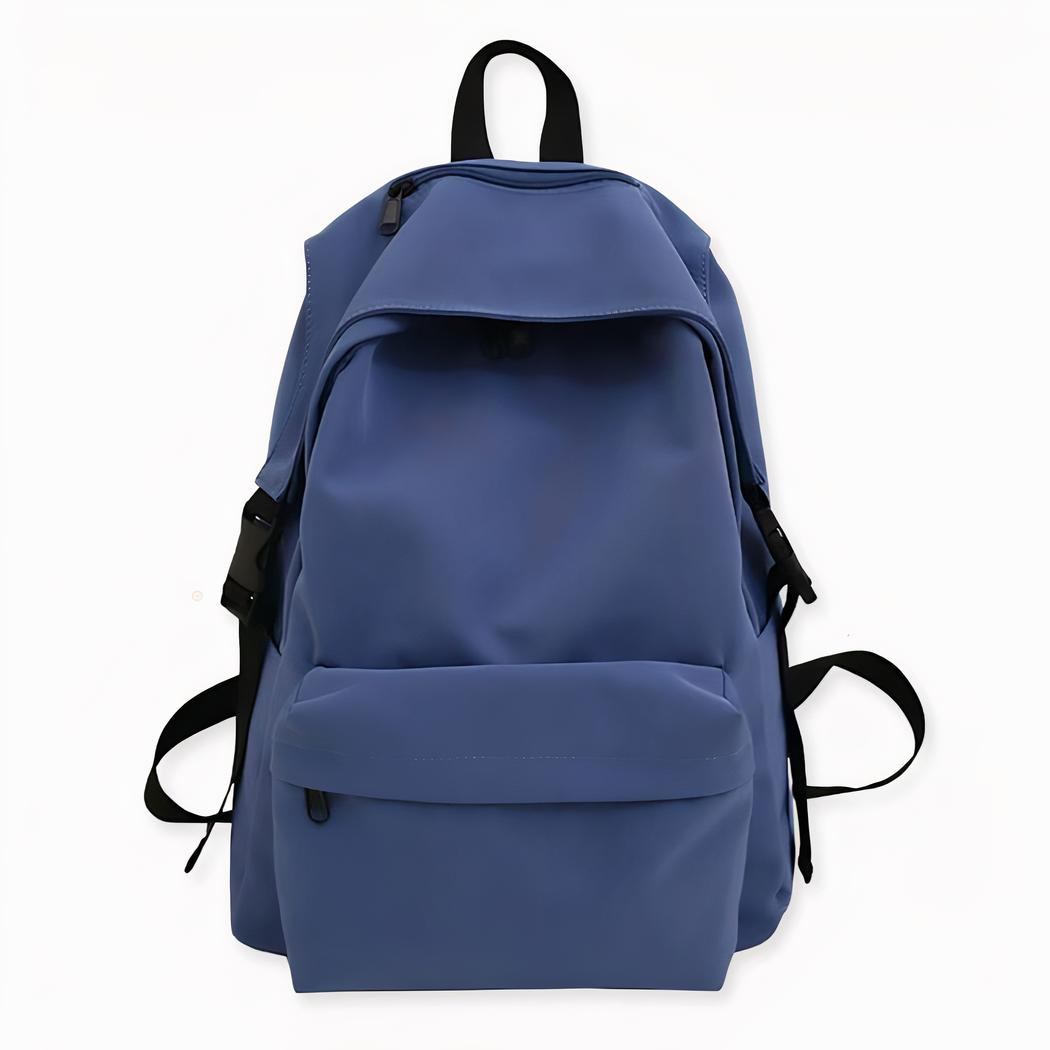 Sac à Dos MOZHI Grande Capacité – Bleu/gris – Femme – Nylon – École Ou Voyage