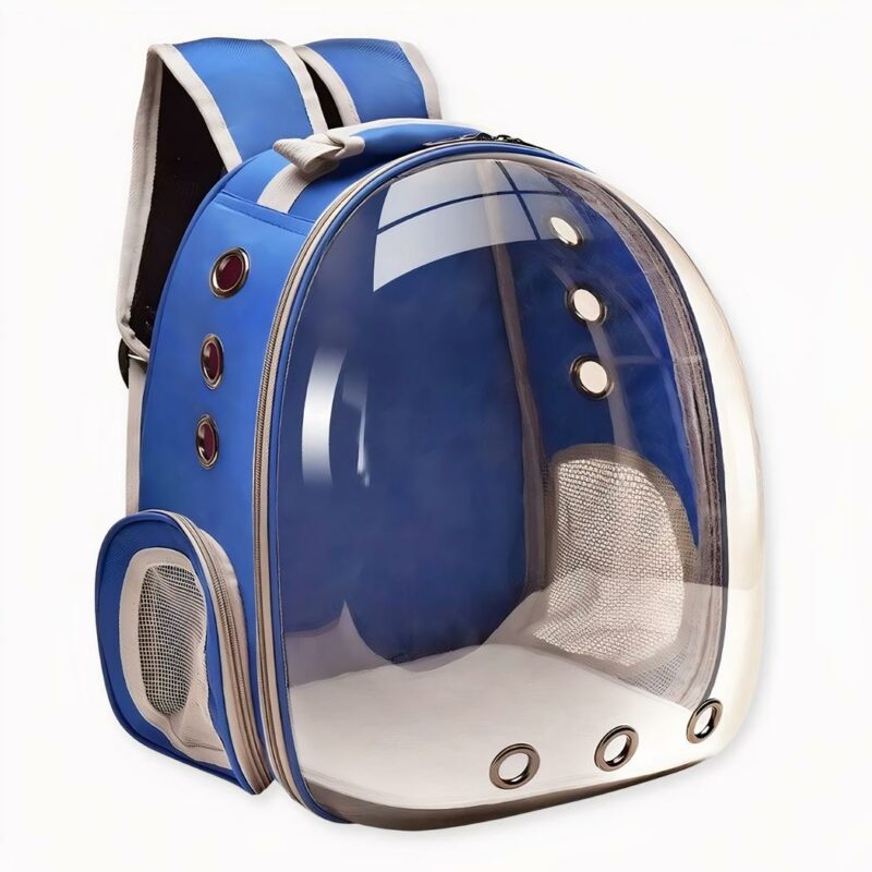 Vous aimez emmener votre animal de compagnie à l'extérieur ? Ce sac à dos transparent pour petit animal de compagnie est ce qu'il vous faut. Il est simple et pratique à porter. Mais en plus, sa conception transparente permettra à votre chat ou petit chien de bien admirer le paysage. Il se sentira par ailleurs confortable et à l'aise dans ce sac à dos respirant.
